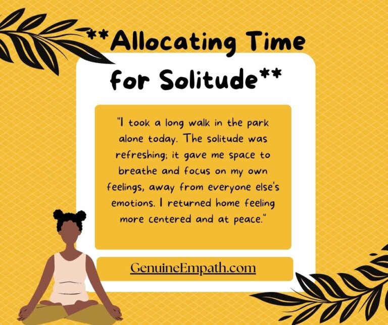 Embracing Solitude