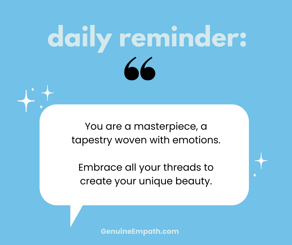 You’re a Tapestry — not a blank canvas.